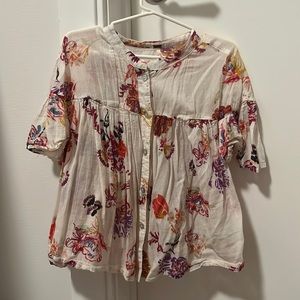 free people floral top